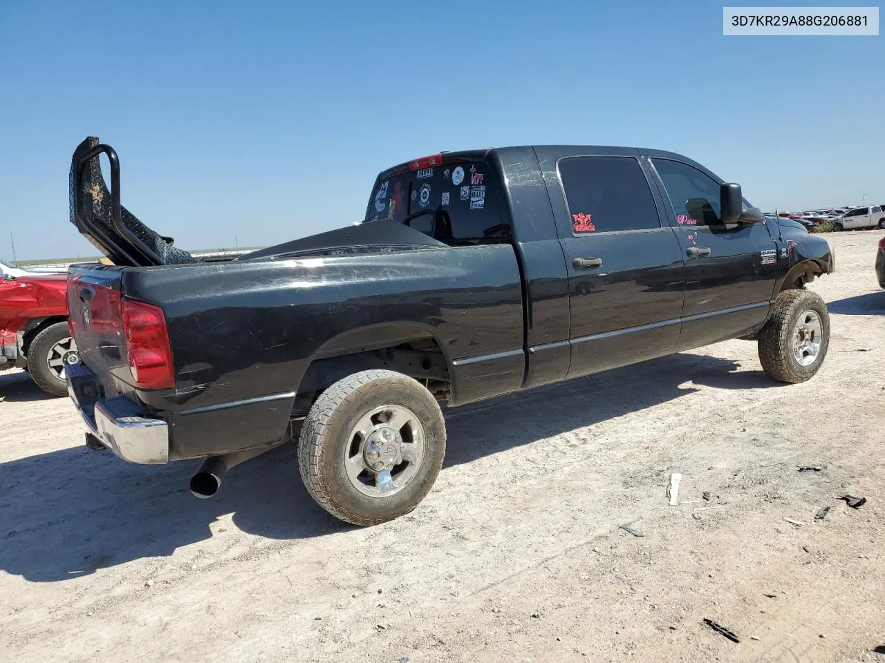 2008 Dodge Ram 2500 VIN: 3D7KR29A88G206881 Lot: 71286864