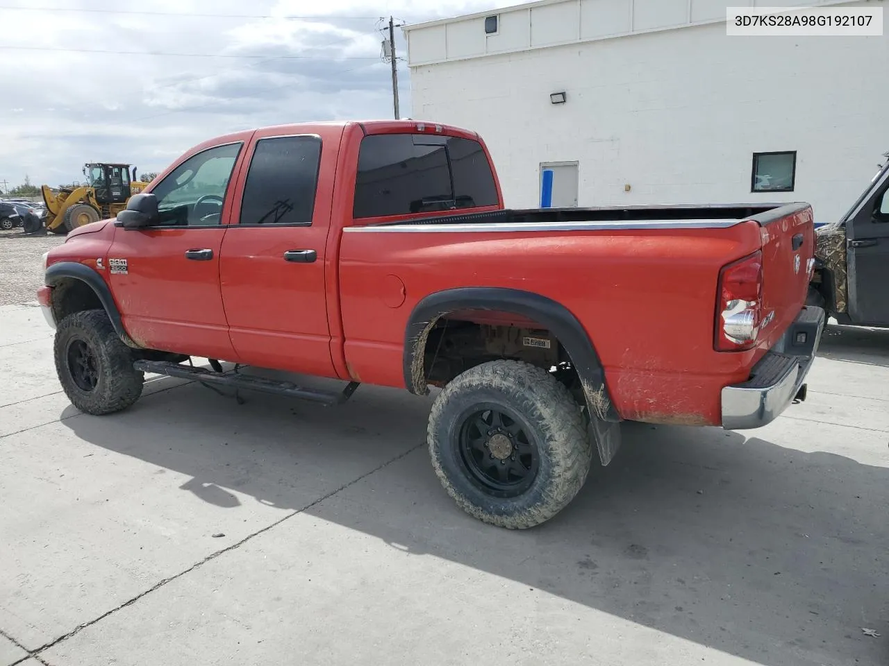 2008 Dodge Ram 2500 St VIN: 3D7KS28A98G192107 Lot: 71411494