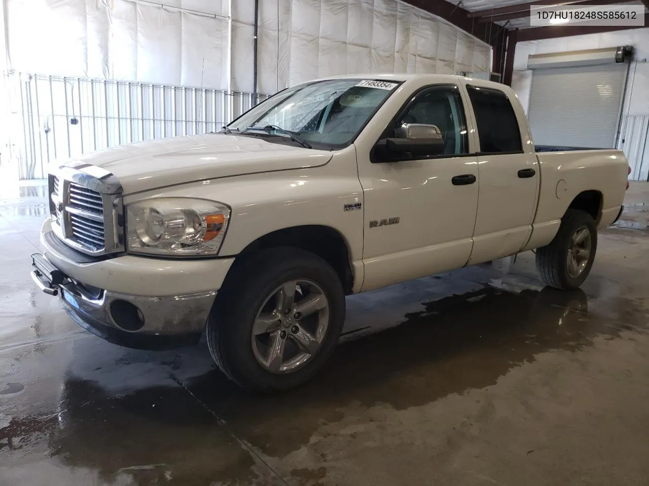 2008 Dodge Ram 1500 St VIN: 1D7HU18248S585612 Lot: 71493354