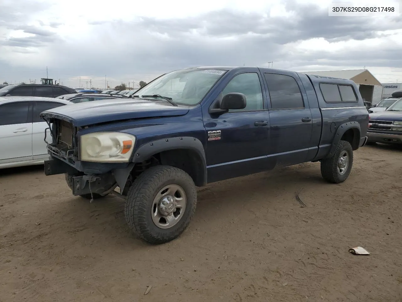 2008 Dodge Ram 2500 VIN: 3D7KS29D08G217498 Lot: 71494694