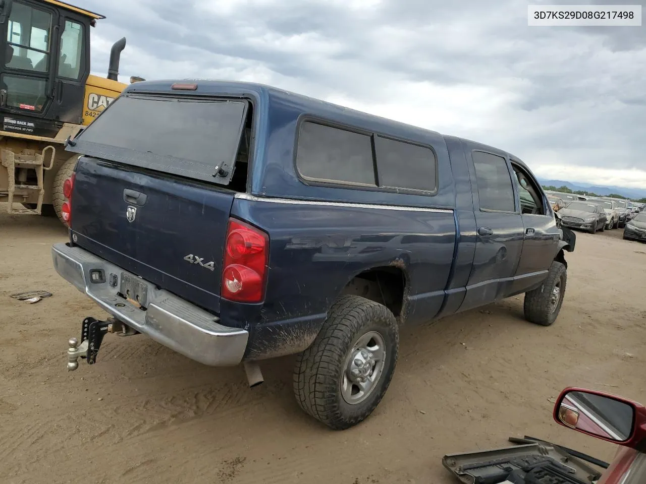 2008 Dodge Ram 2500 VIN: 3D7KS29D08G217498 Lot: 71494694