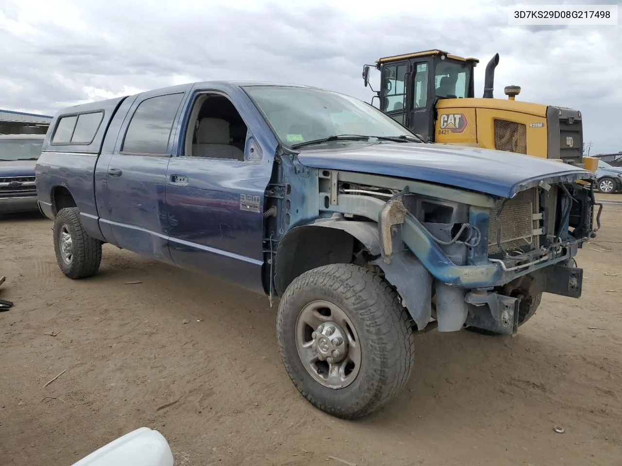 2008 Dodge Ram 2500 VIN: 3D7KS29D08G217498 Lot: 71494694