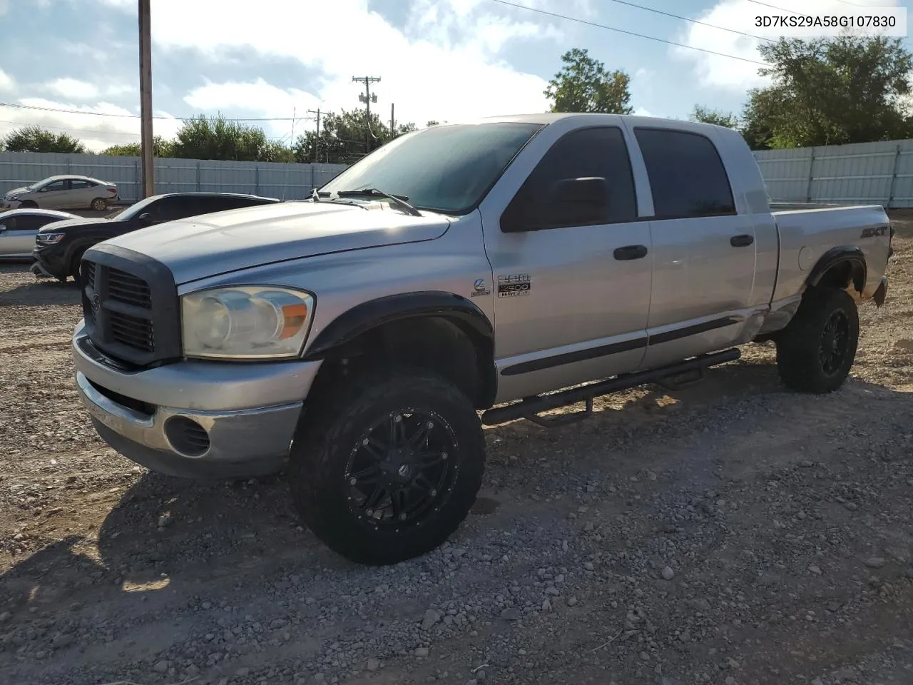 2008 Dodge Ram 2500 VIN: 3D7KS29A58G107830 Lot: 71720234