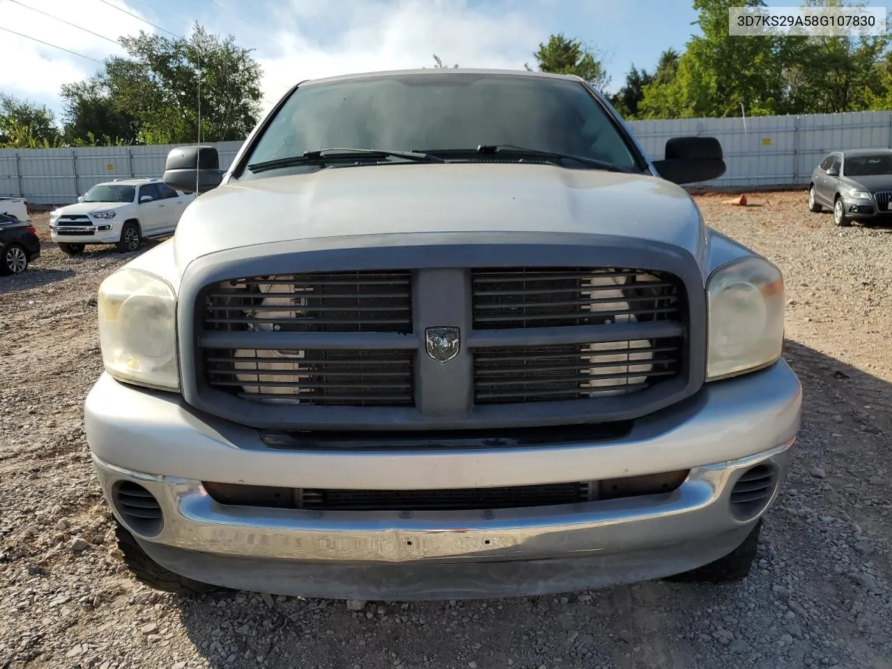 2008 Dodge Ram 2500 VIN: 3D7KS29A58G107830 Lot: 71720234