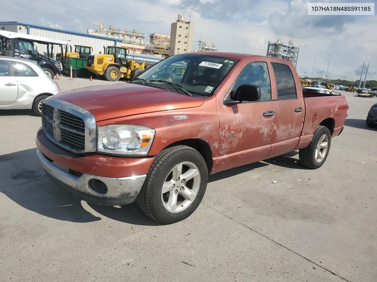 2008 Dodge Ram 1500 St VIN: 1D7HA18N48S591185 Lot: 71769954