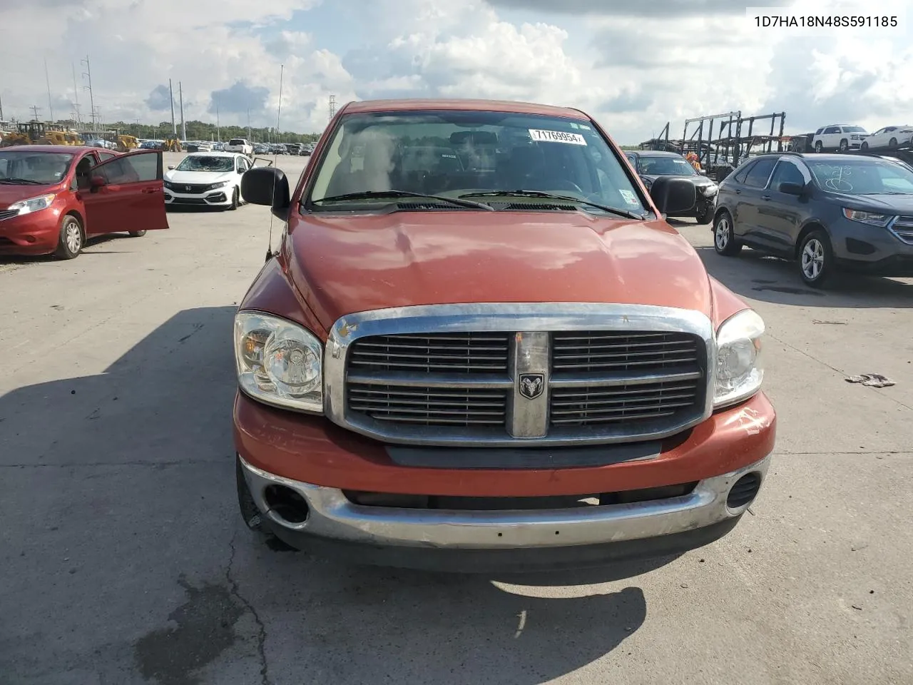 2008 Dodge Ram 1500 St VIN: 1D7HA18N48S591185 Lot: 71769954