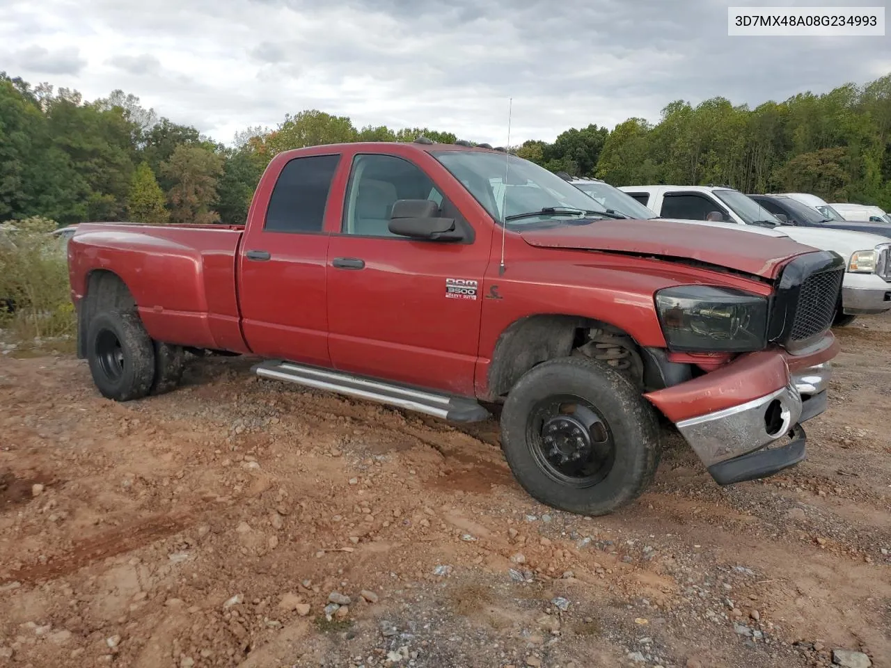 2008 Dodge Ram 3500 St VIN: 3D7MX48A08G234993 Lot: 71839064