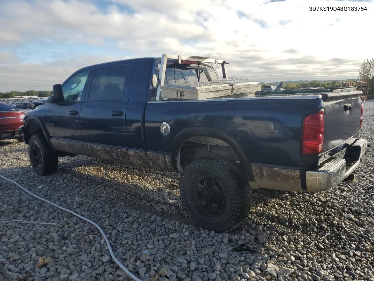 2008 Dodge Ram 1500 VIN: 3D7KS19D48G183754 Lot: 71928924