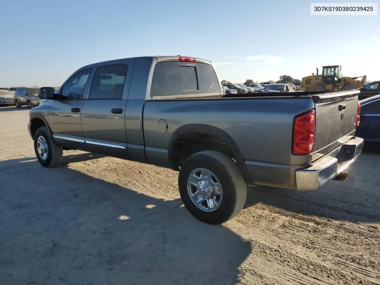 2008 Dodge Ram 1500 VIN: 3D7KS19D38G239425 Lot: 72099714