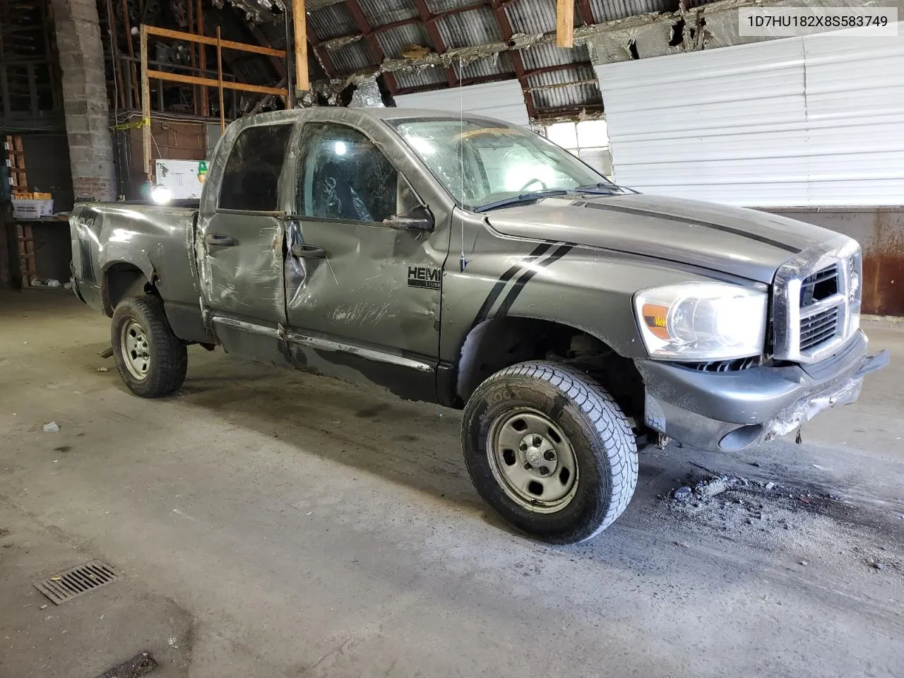 2008 Dodge Ram 1500 St VIN: 1D7HU182X8S583749 Lot: 72175904