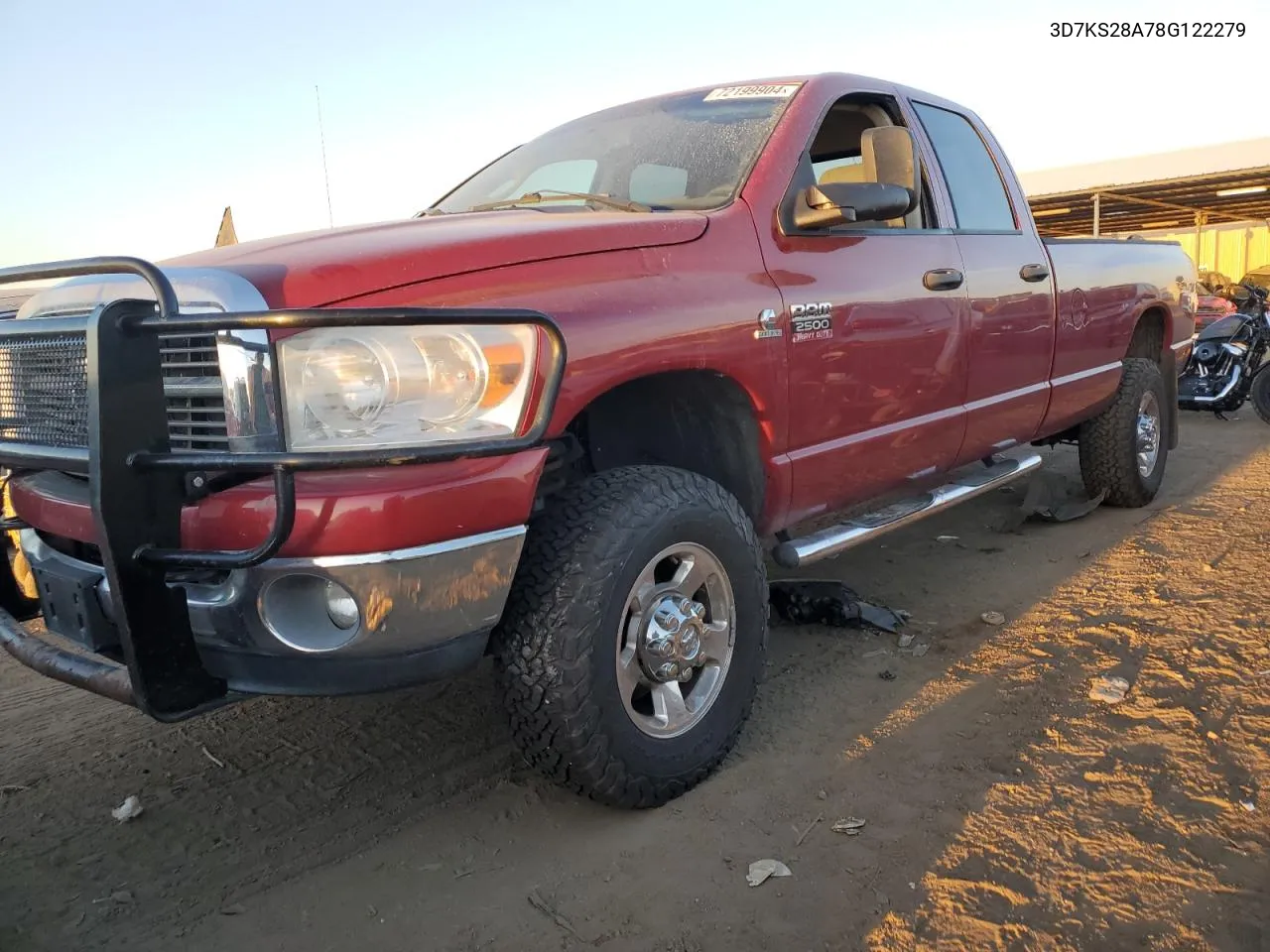 2008 Dodge Ram 2500 St VIN: 3D7KS28A78G122279 Lot: 72199904