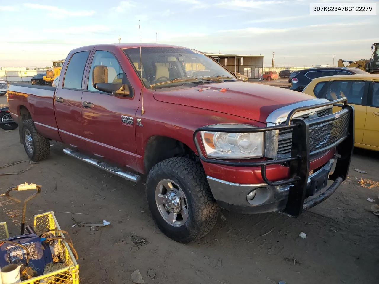 2008 Dodge Ram 2500 St VIN: 3D7KS28A78G122279 Lot: 72199904