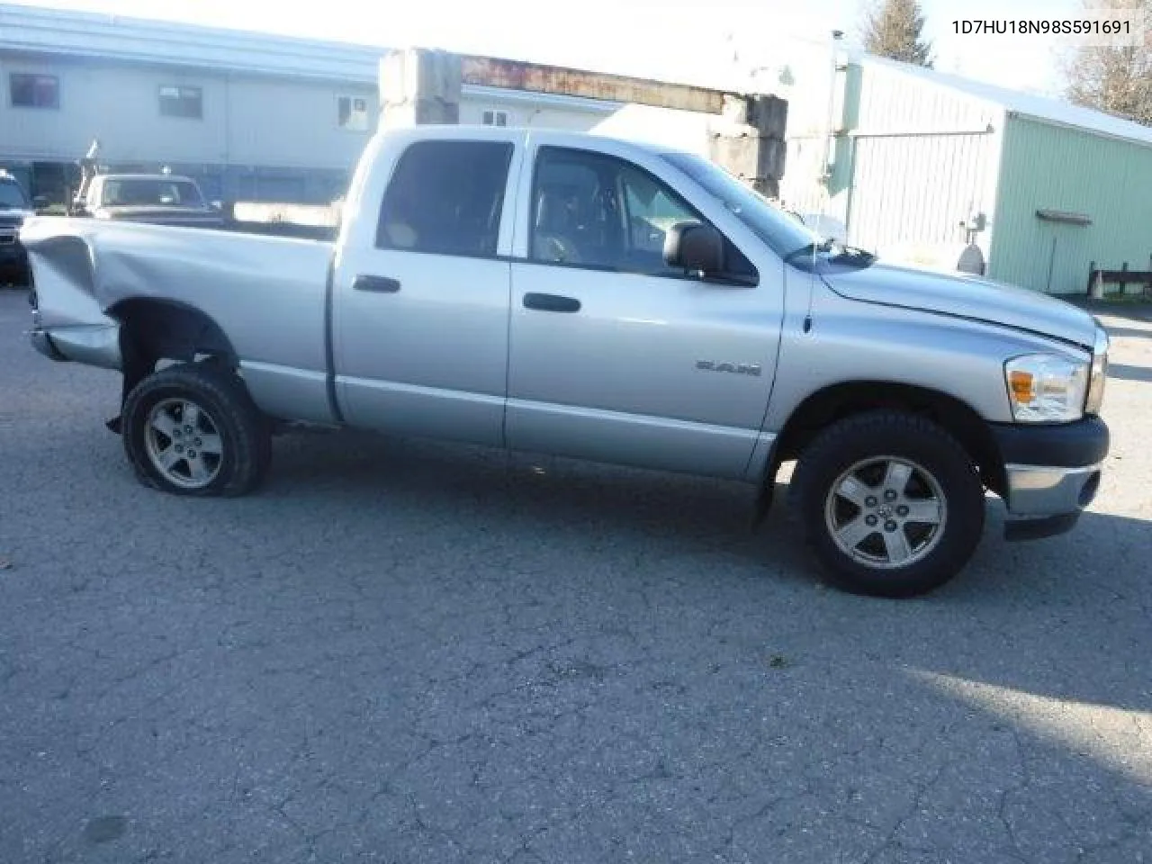 2008 Dodge Ram 1500 St VIN: 1D7HU18N98S591691 Lot: 72258324