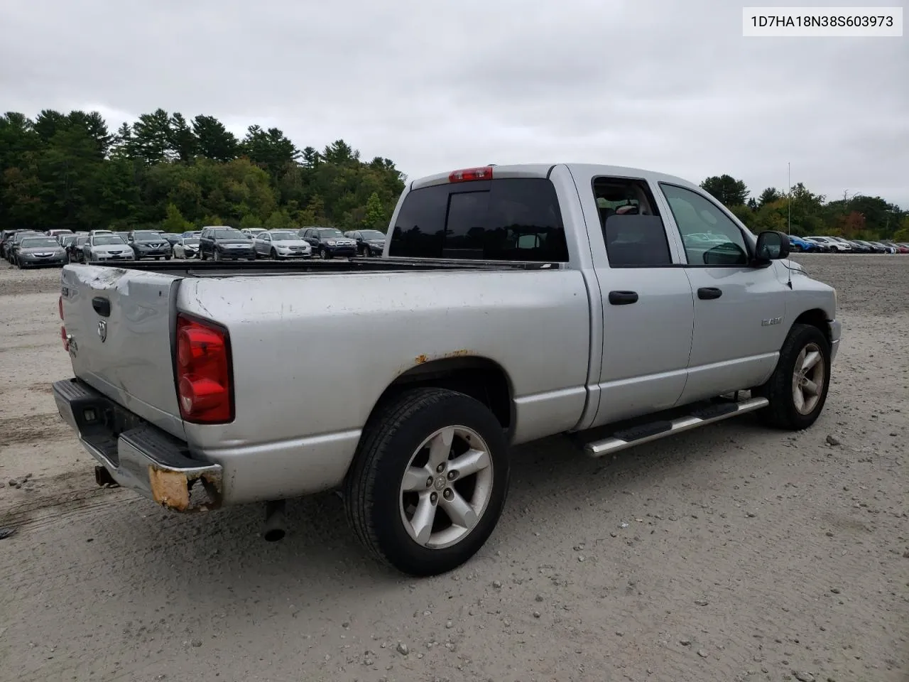 2008 Dodge Ram 1500 St VIN: 1D7HA18N38S603973 Lot: 72343874