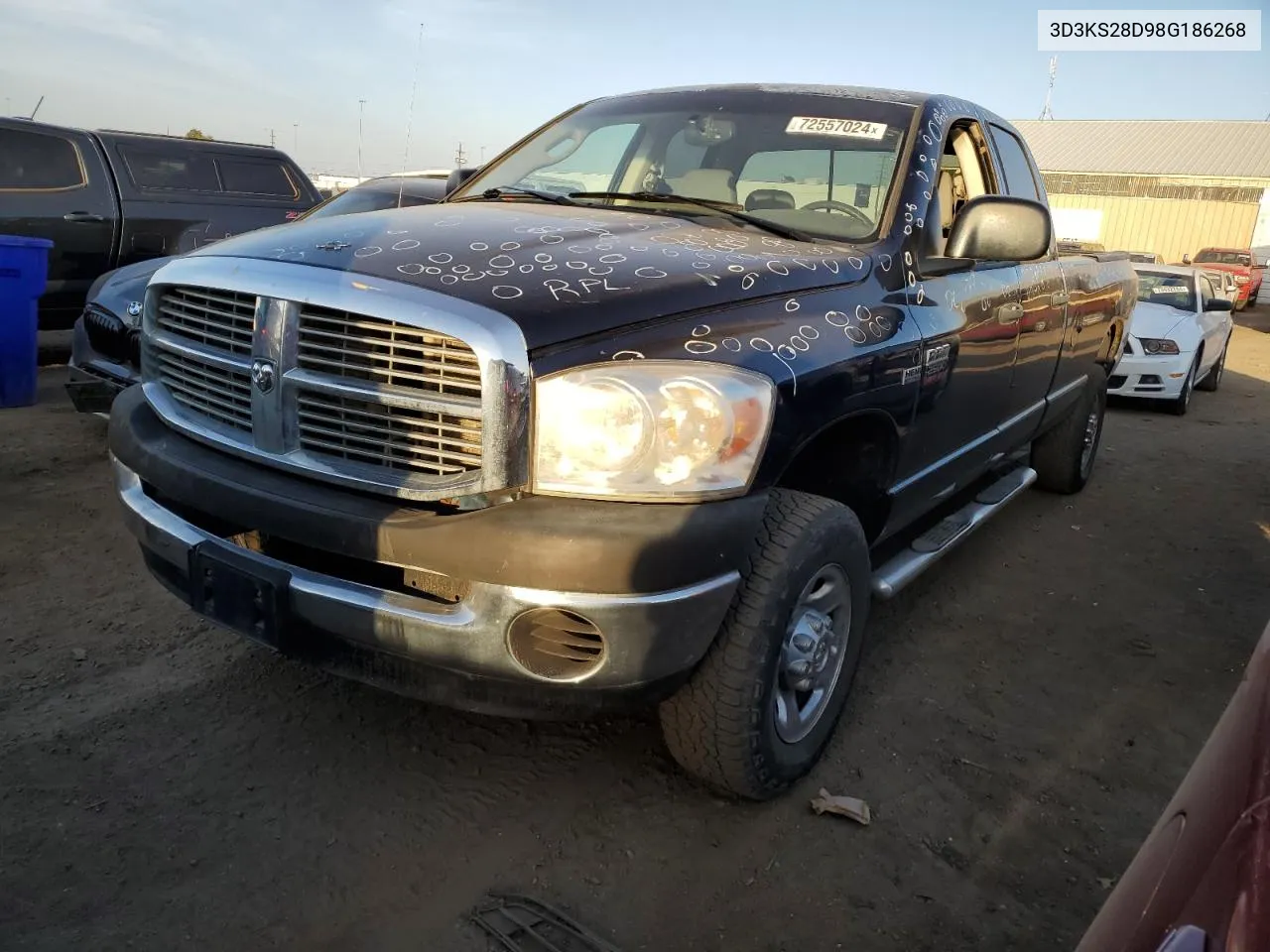 2008 Dodge Ram 2500 St VIN: 3D3KS28D98G186268 Lot: 72557024