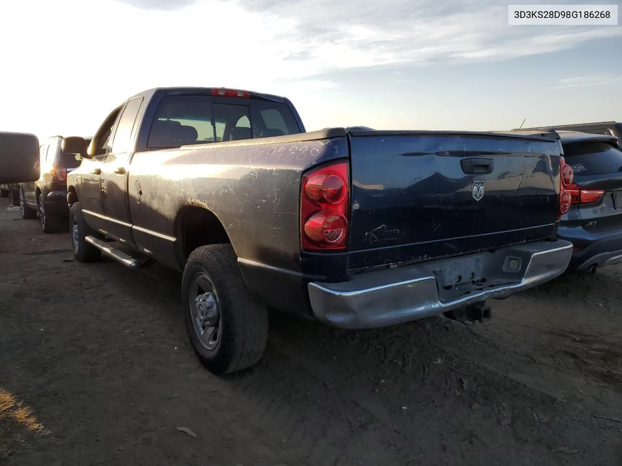 2008 Dodge Ram 2500 St VIN: 3D3KS28D98G186268 Lot: 72557024