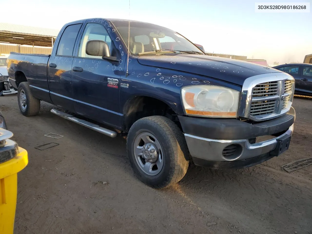 2008 Dodge Ram 2500 St VIN: 3D3KS28D98G186268 Lot: 72557024