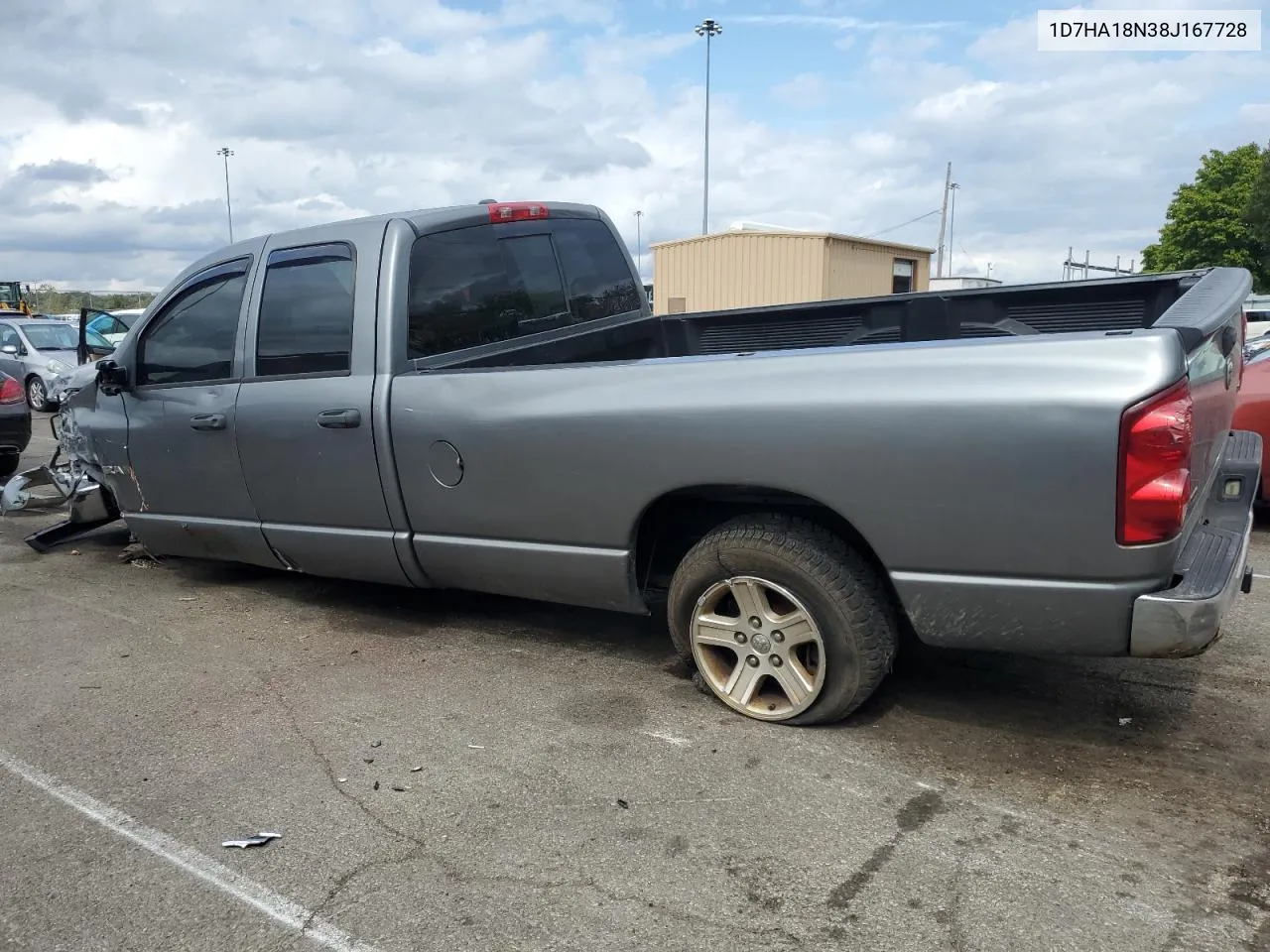 2008 Dodge Ram 1500 St VIN: 1D7HA18N38J167728 Lot: 72559624