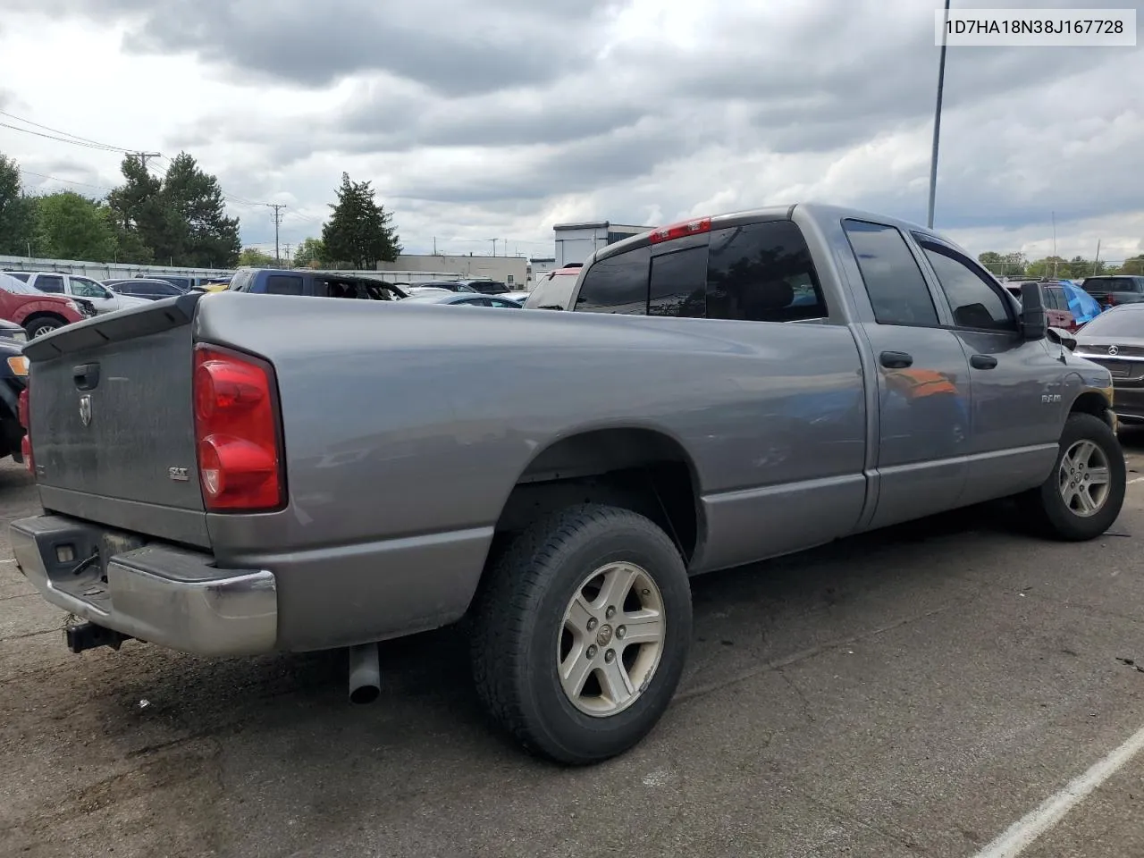 2008 Dodge Ram 1500 St VIN: 1D7HA18N38J167728 Lot: 72559624