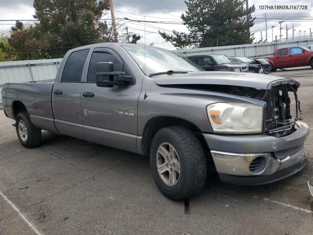 2008 Dodge Ram 1500 St VIN: 1D7HA18N38J167728 Lot: 72559624