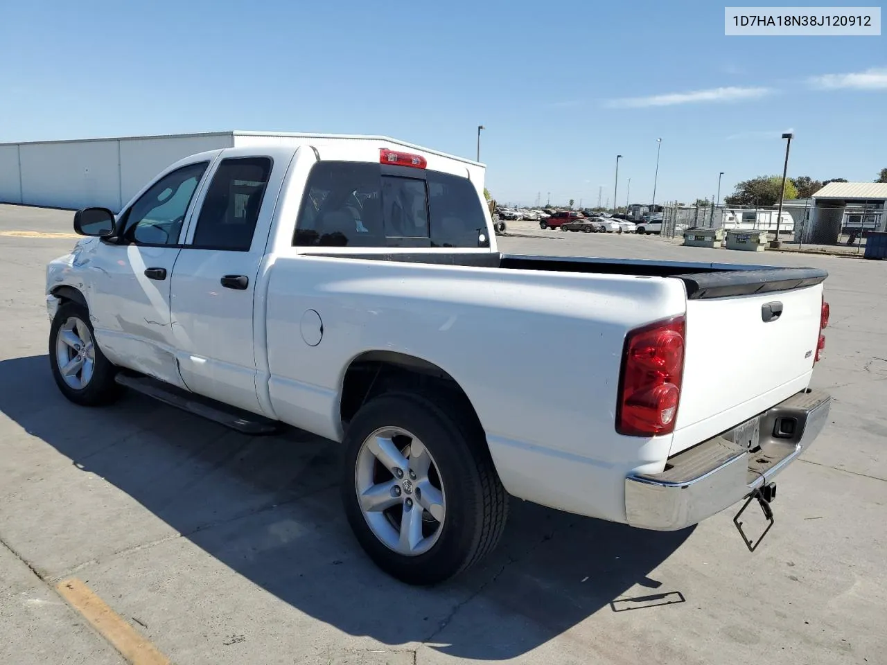 2008 Dodge Ram 1500 St VIN: 1D7HA18N38J120912 Lot: 72580714