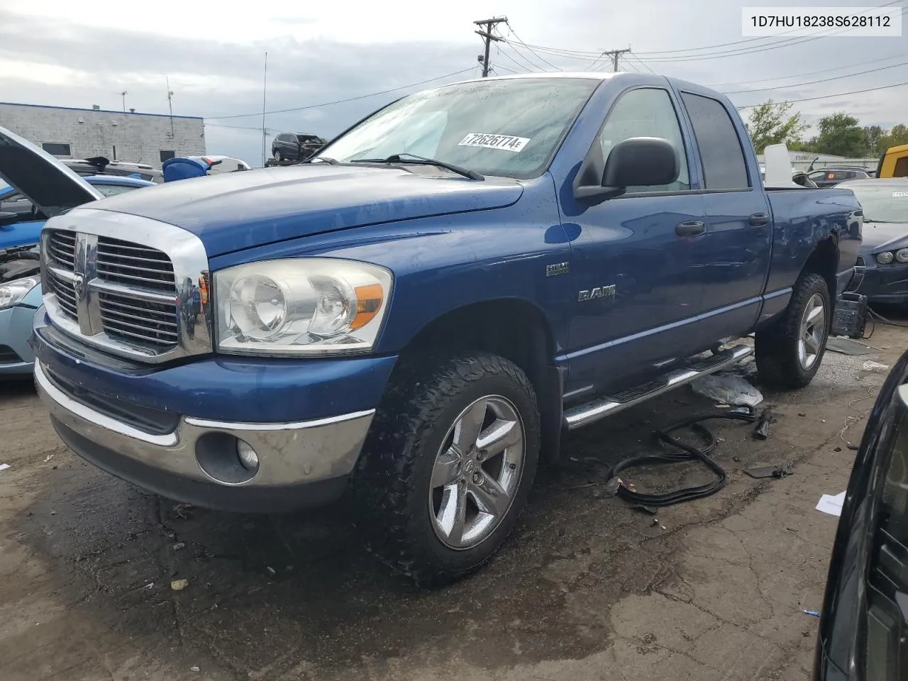 2008 Dodge Ram 1500 St VIN: 1D7HU18238S628112 Lot: 72626774