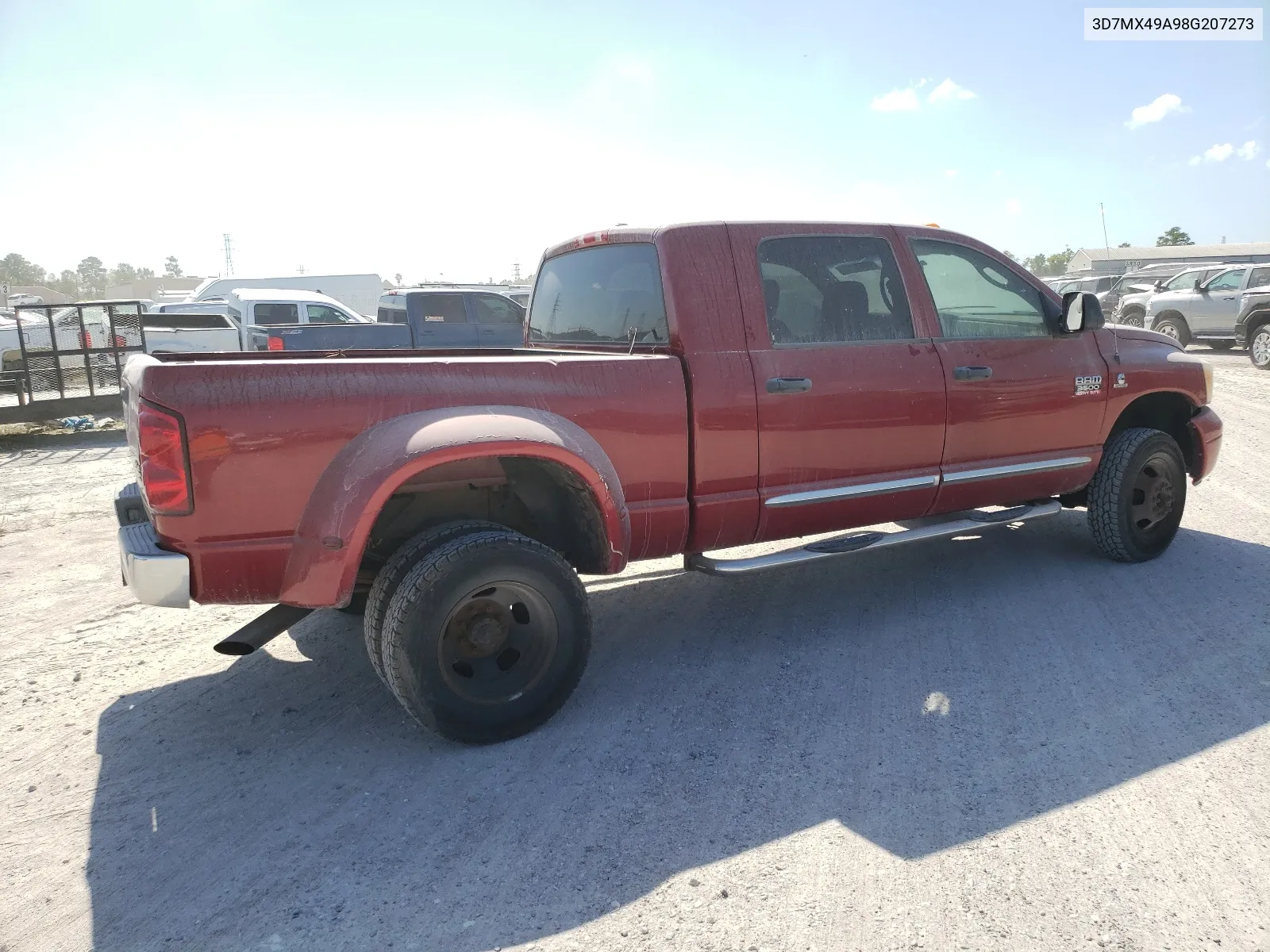 2008 Dodge Ram 3500 VIN: 3D7MX49A98G207273 Lot: 72765283