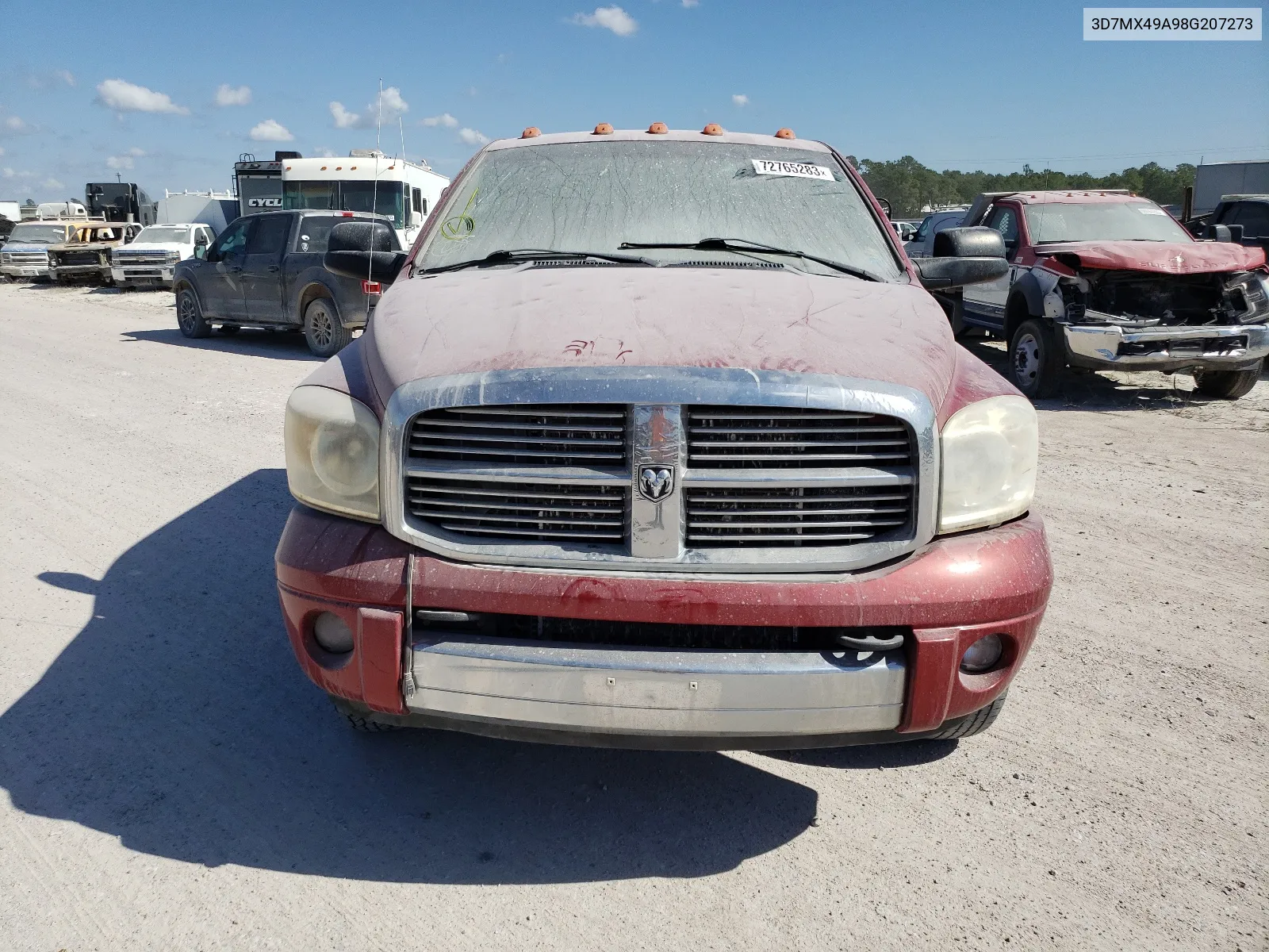 2008 Dodge Ram 3500 VIN: 3D7MX49A98G207273 Lot: 72765283