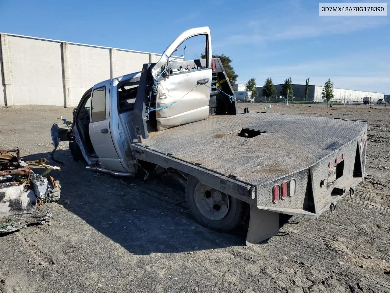 2008 Dodge Ram 3500 St VIN: 3D7MX48A78G178390 Lot: 72785864