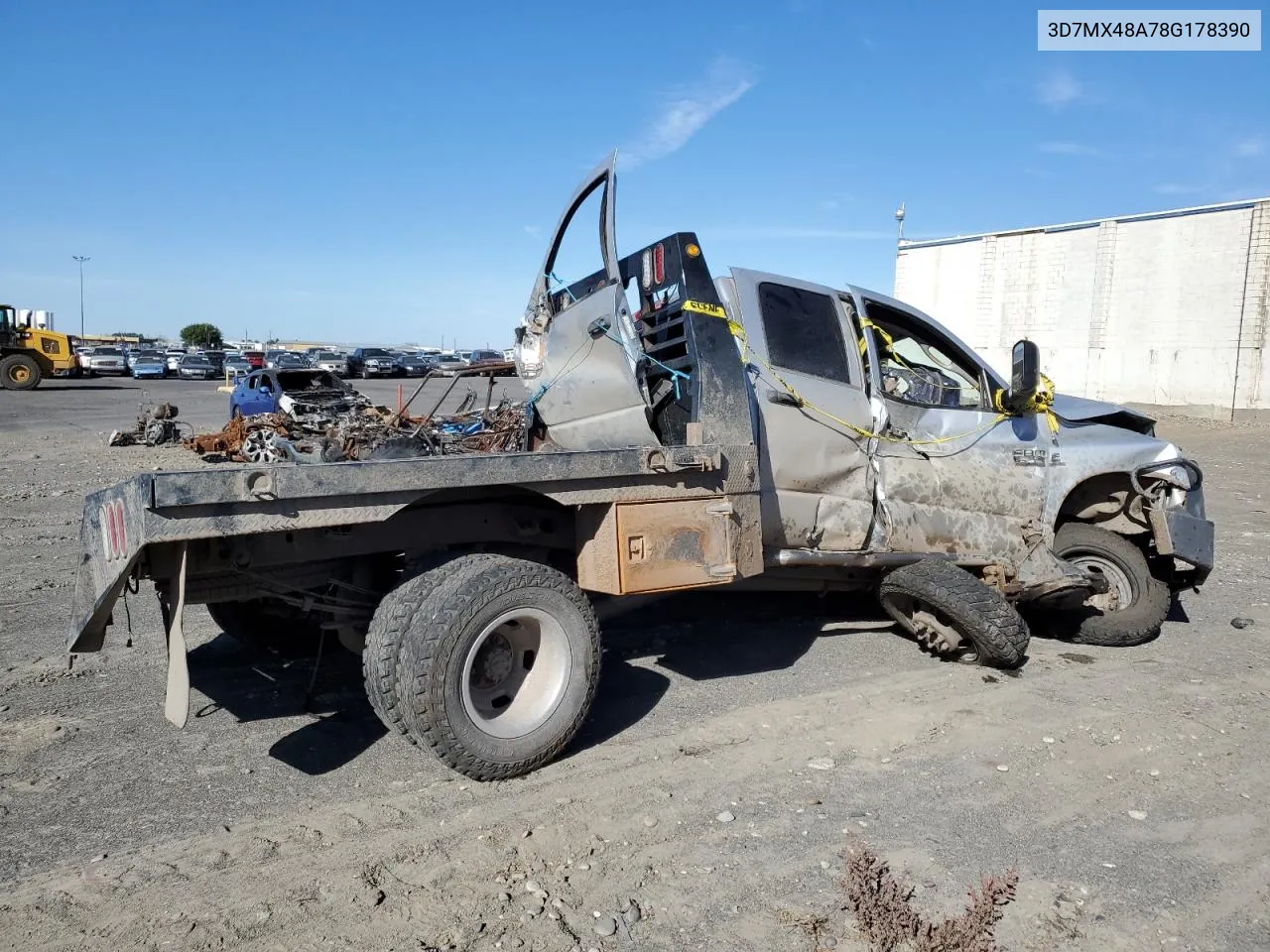 2008 Dodge Ram 3500 St VIN: 3D7MX48A78G178390 Lot: 72785864