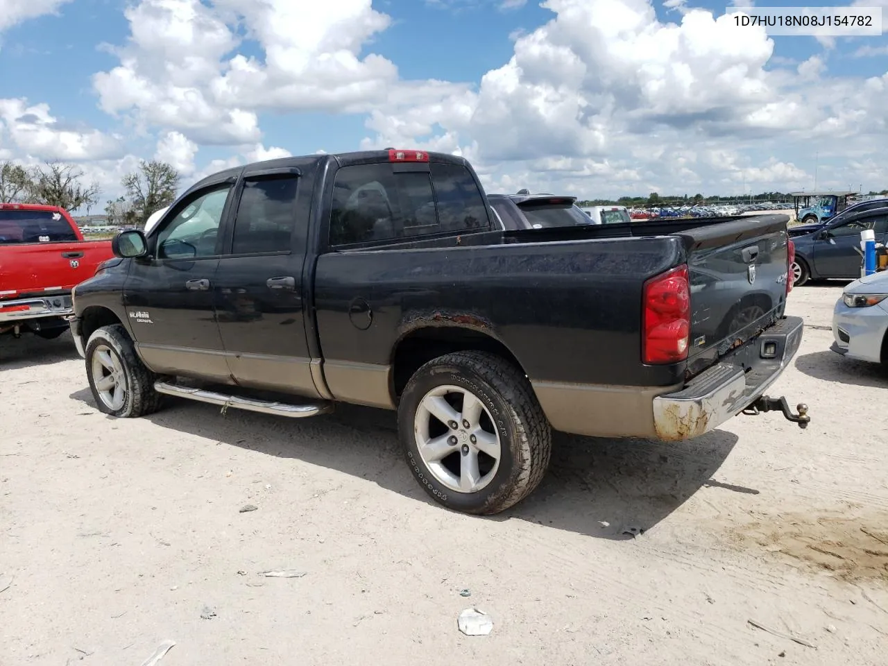 2008 Dodge Ram 1500 St VIN: 1D7HU18N08J154782 Lot: 72896674