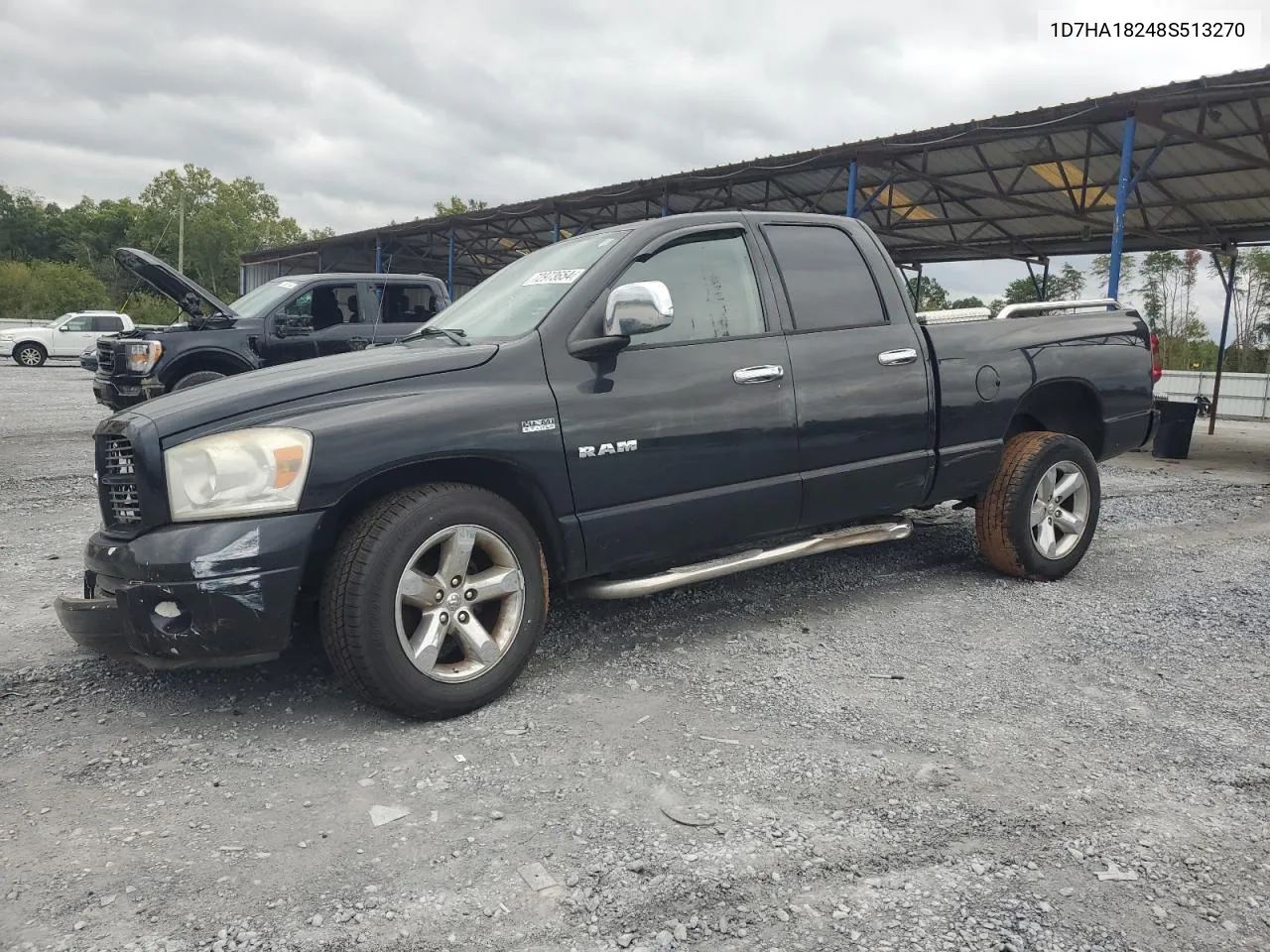 2008 Dodge Ram 1500 St VIN: 1D7HA18248S513270 Lot: 72973654