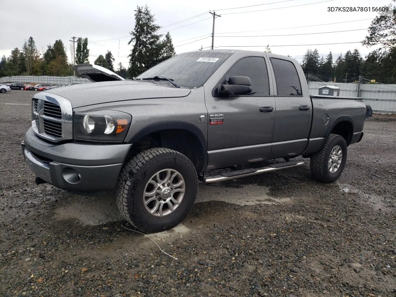 2008 Dodge Ram 2500 St VIN: 3D7KS28A78G156609 Lot: 72978024