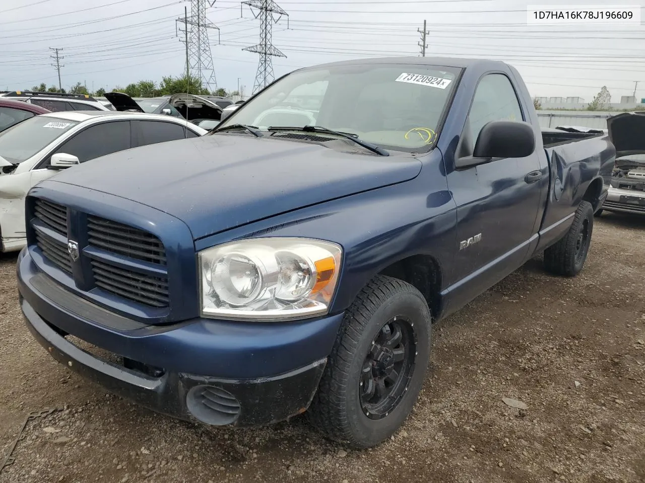 1D7HA16K78J196609 2008 Dodge Ram 1500 St