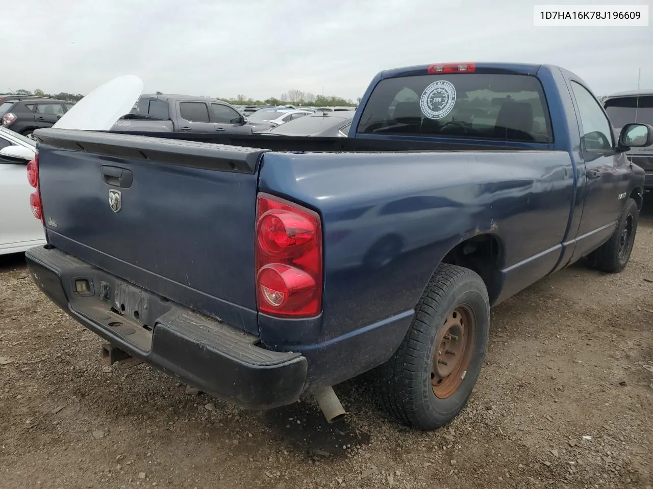 1D7HA16K78J196609 2008 Dodge Ram 1500 St