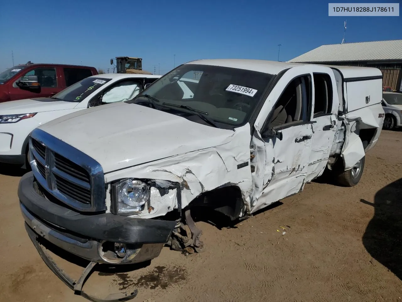 2008 Dodge Ram 1500 St VIN: 1D7HU18288J178611 Lot: 73251994