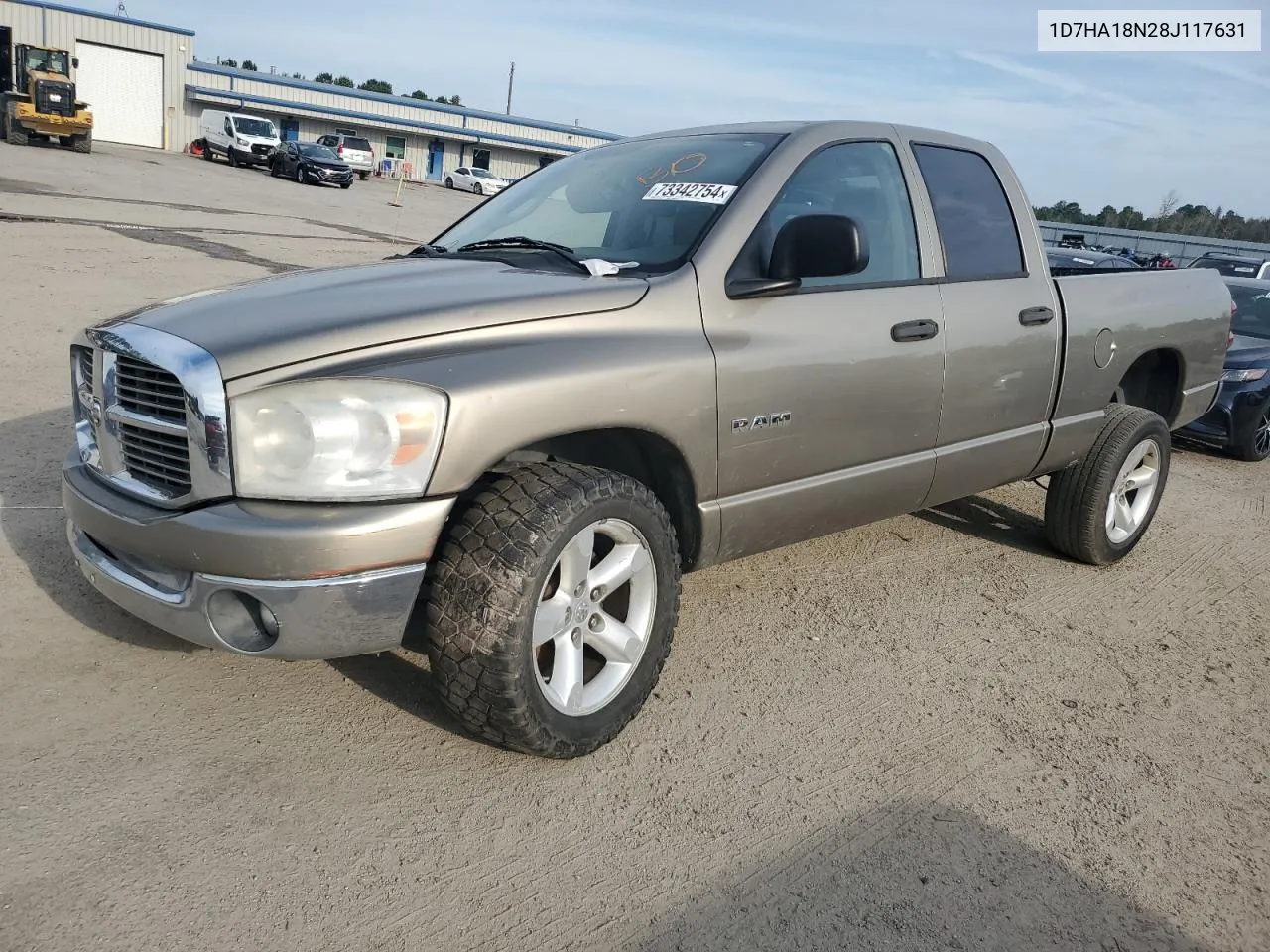 2008 Dodge Ram 1500 St VIN: 1D7HA18N28J117631 Lot: 73342754