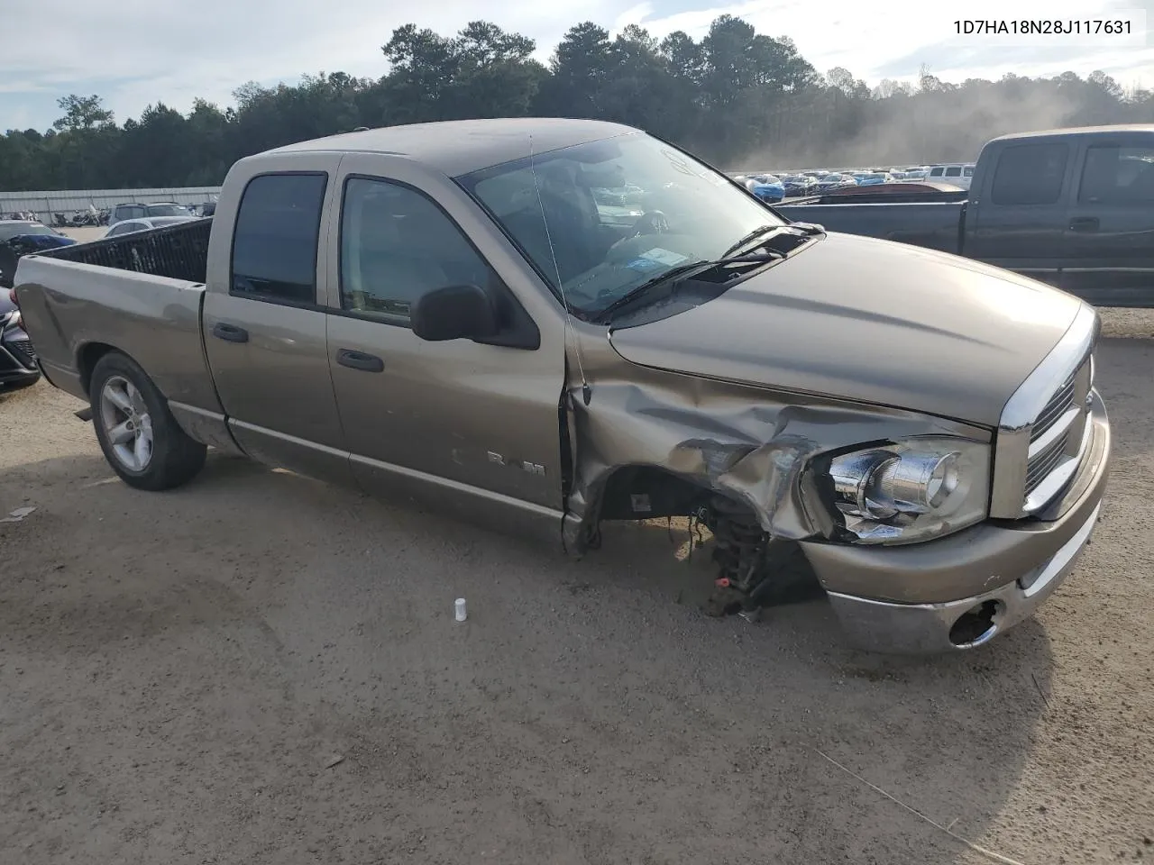 2008 Dodge Ram 1500 St VIN: 1D7HA18N28J117631 Lot: 73342754