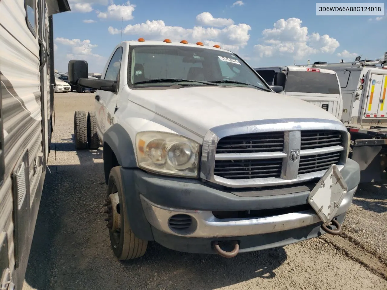 2008 Dodge Ram 4500 St VIN: 3D6WD66A88G124018 Lot: 73403074