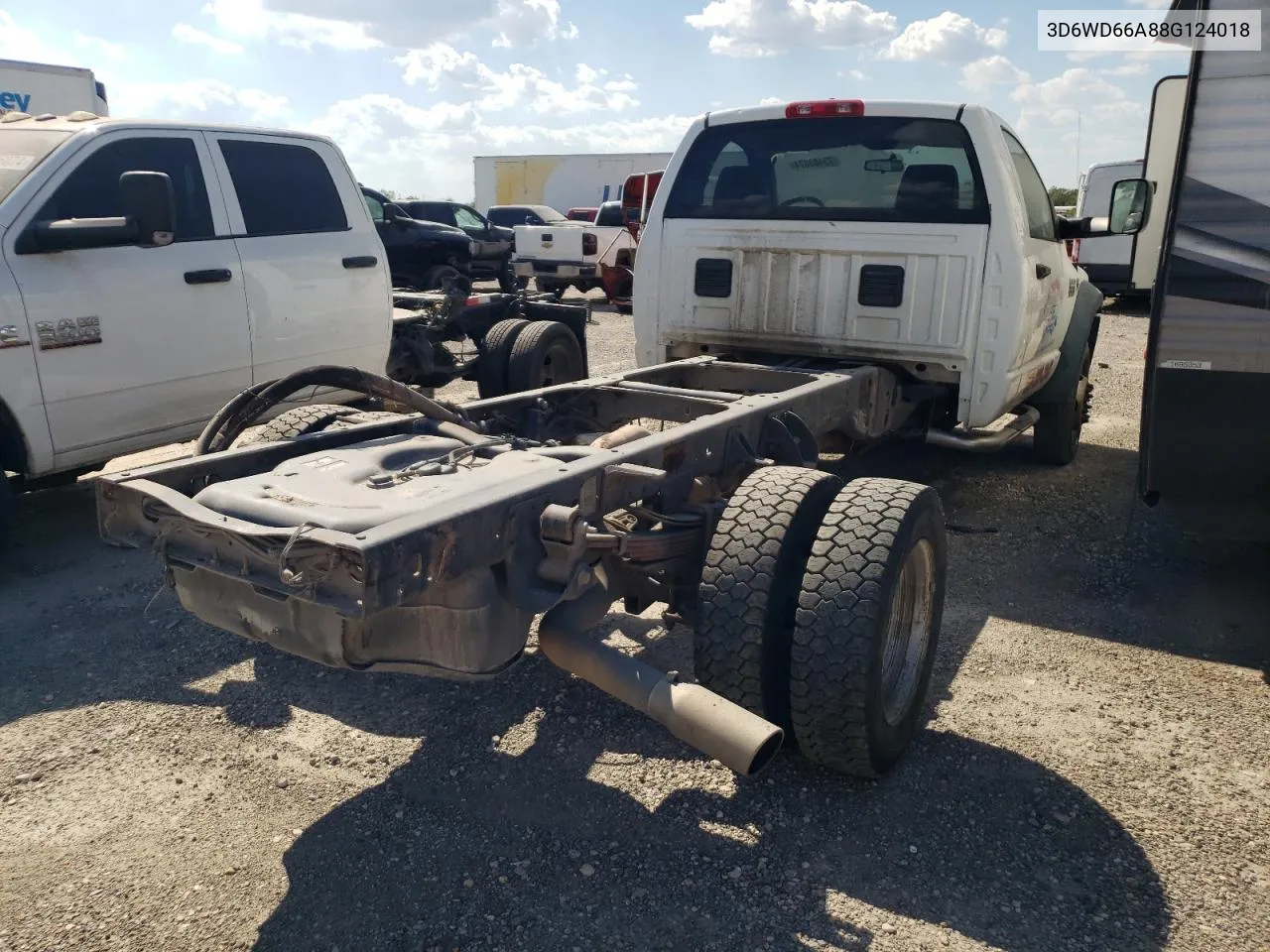 2008 Dodge Ram 4500 St VIN: 3D6WD66A88G124018 Lot: 73403074