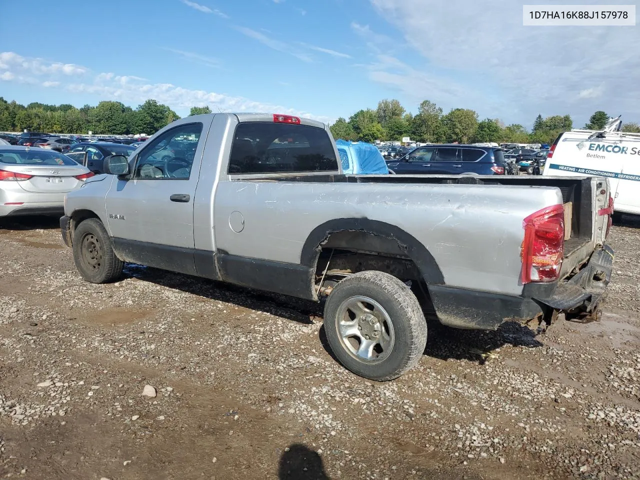 2008 Dodge Ram 1500 St VIN: 1D7HA16K88J157978 Lot: 73473914