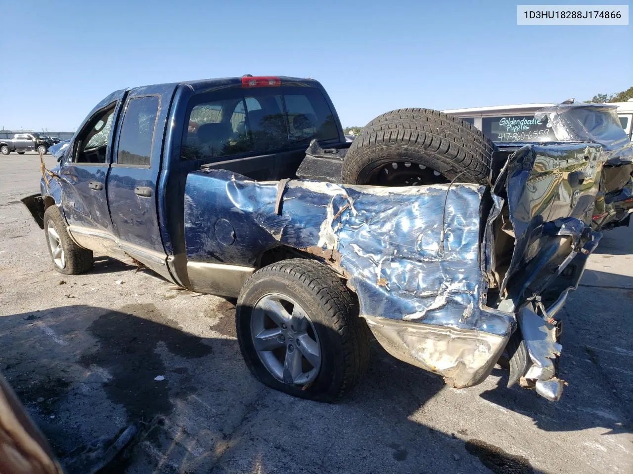 2008 Dodge Ram 1500 St VIN: 1D3HU18288J174866 Lot: 73991564