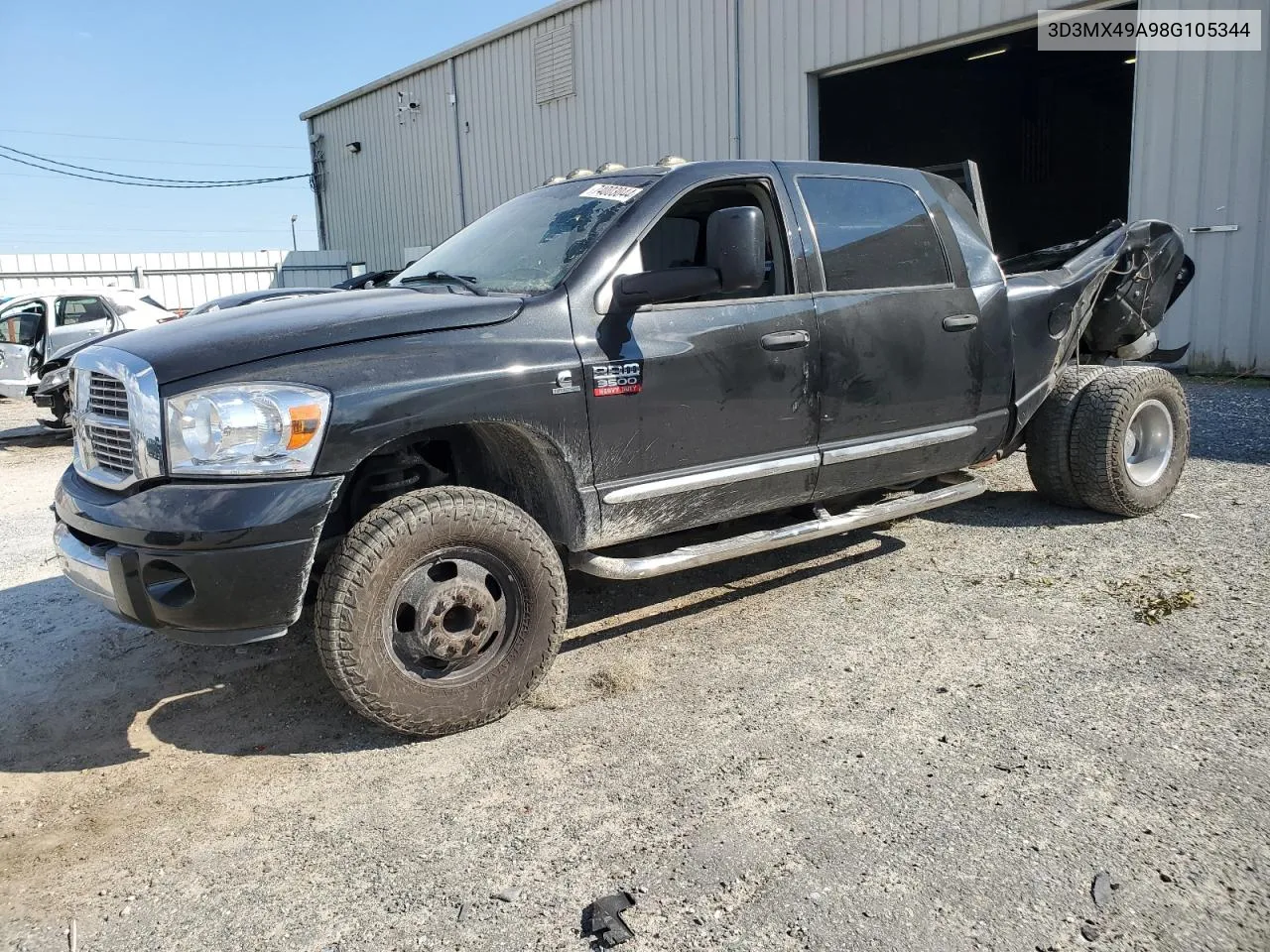 2008 Dodge Ram 3500 VIN: 3D3MX49A98G105344 Lot: 74003044