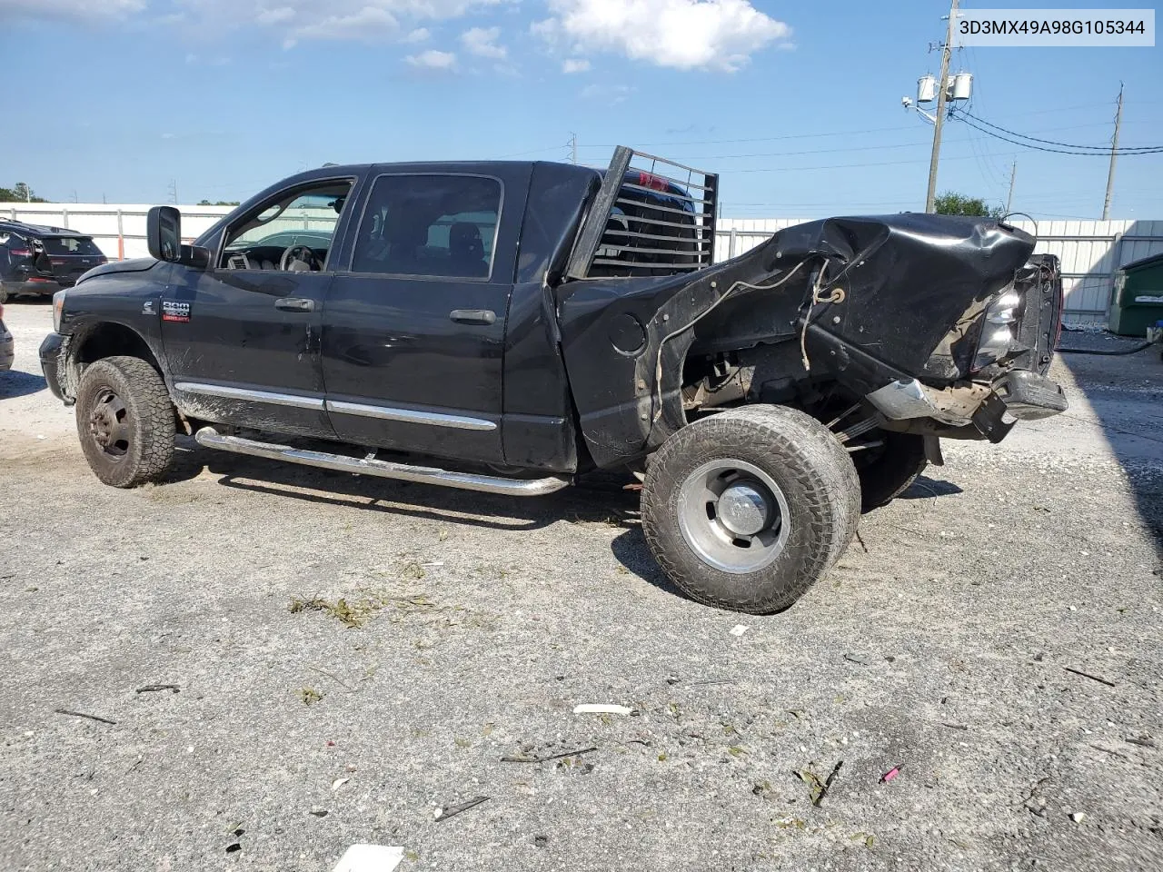 2008 Dodge Ram 3500 VIN: 3D3MX49A98G105344 Lot: 74003044