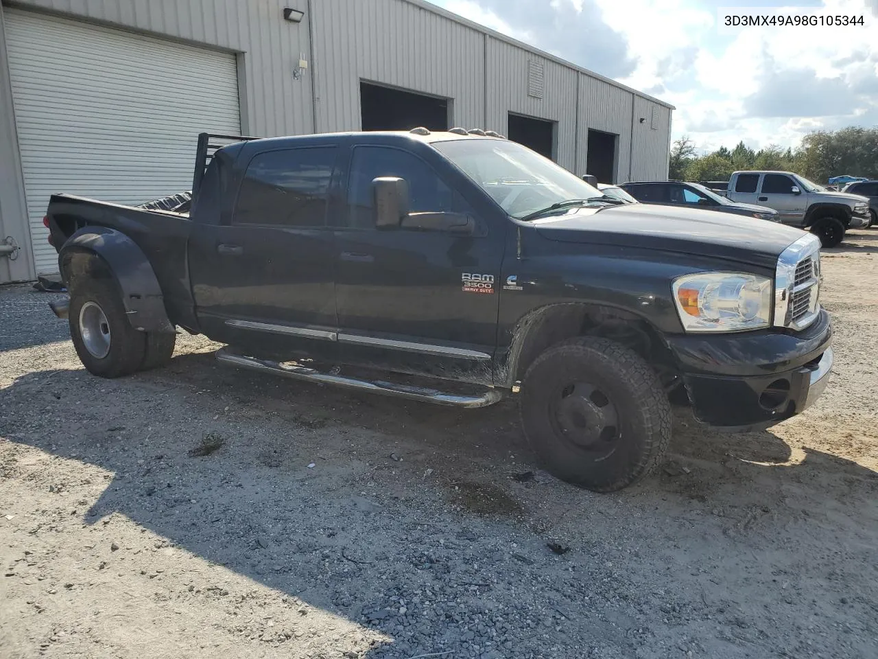 2008 Dodge Ram 3500 VIN: 3D3MX49A98G105344 Lot: 74003044