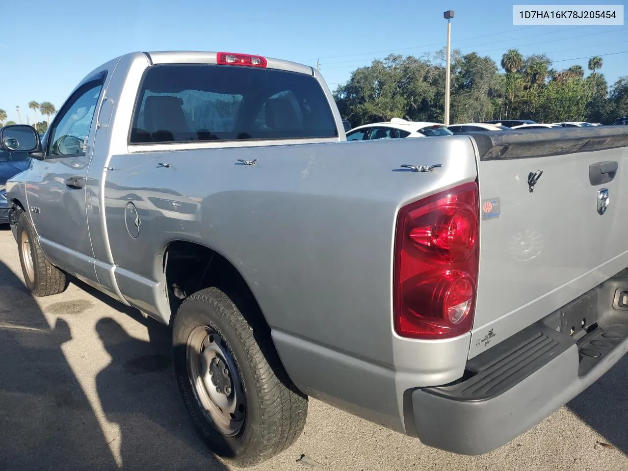 2008 Dodge Ram 1500 St VIN: 1D7HA16K78J205454 Lot: 74005314