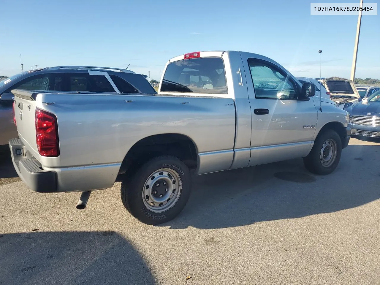 2008 Dodge Ram 1500 St VIN: 1D7HA16K78J205454 Lot: 74005314