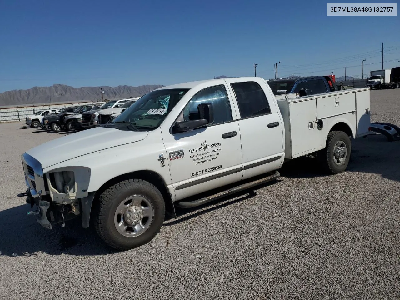 2008 Dodge Ram 3500 St VIN: 3D7ML38A48G182757 Lot: 74174194