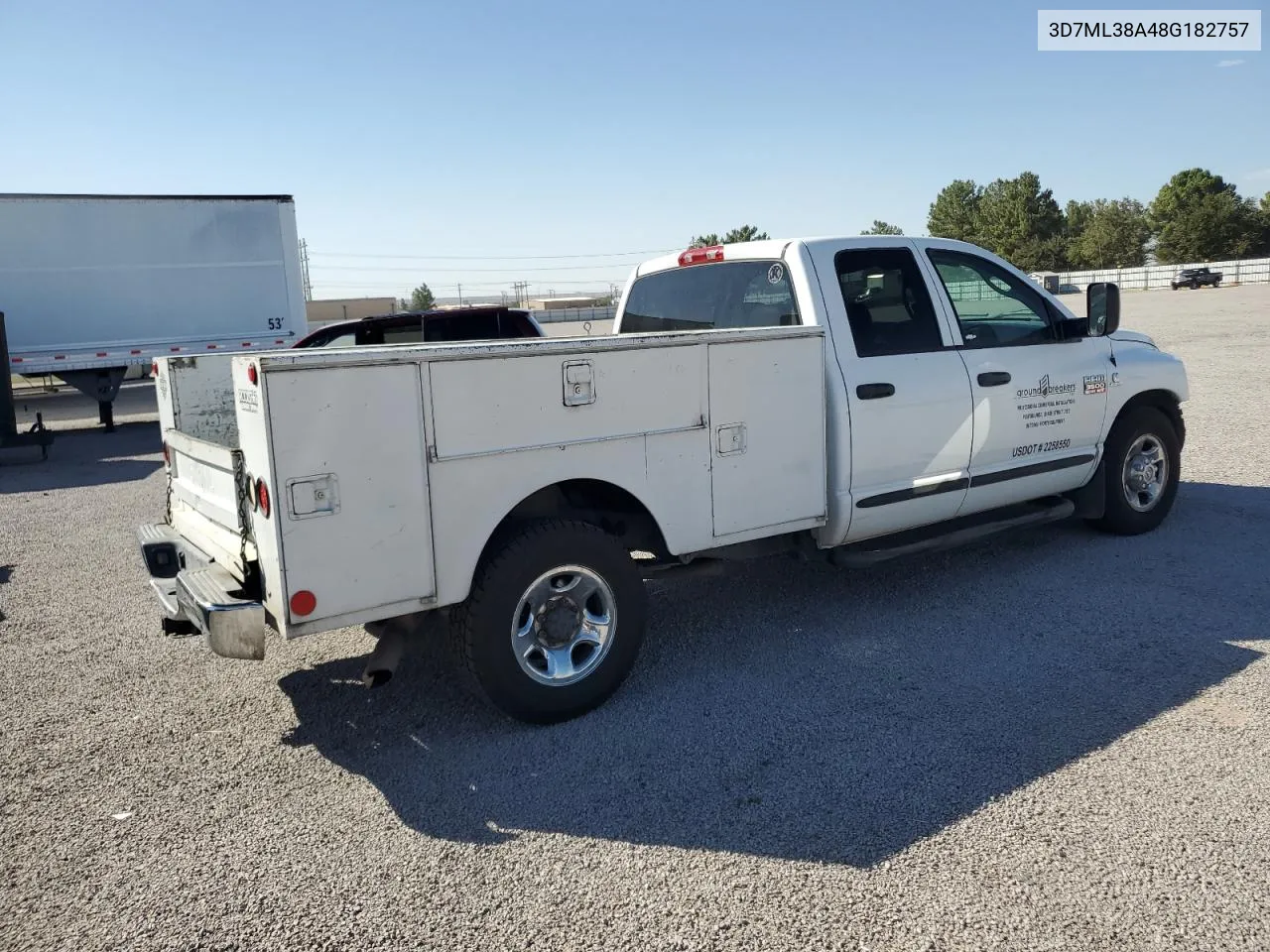 2008 Dodge Ram 3500 St VIN: 3D7ML38A48G182757 Lot: 74174194