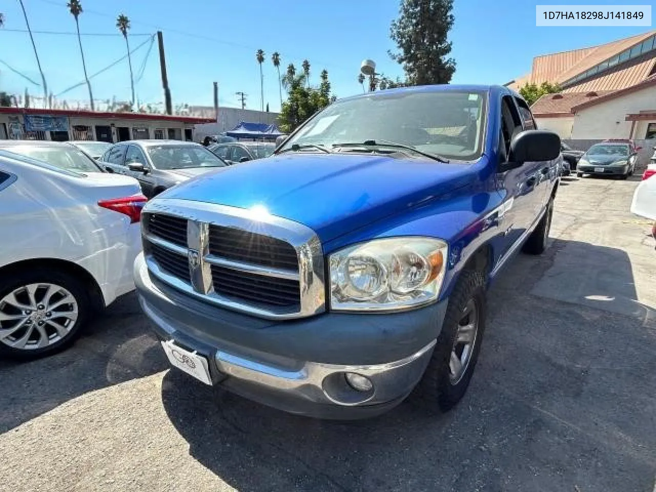 2008 Dodge Ram 1500 St VIN: 1D7HA18298J141849 Lot: 74638404